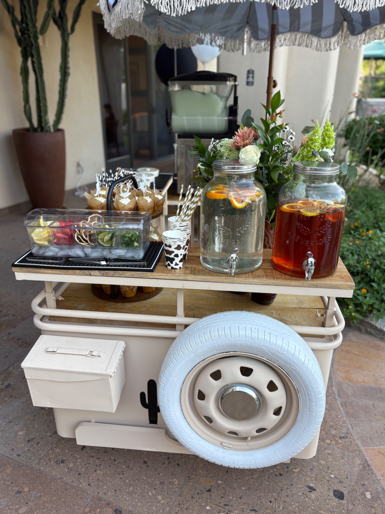 Jeep cart setup